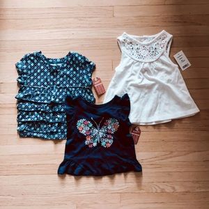 Lot of 3 NWT 12 month tops shirts